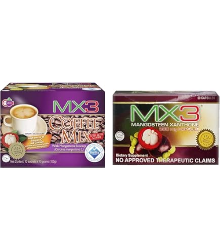 Amazon.com : MX3 Mangosteen Coffee Mix (10 Sachets) PACK OF 2